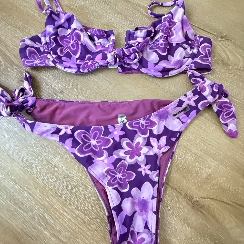 Blackbough Swim Purple Bikini Set